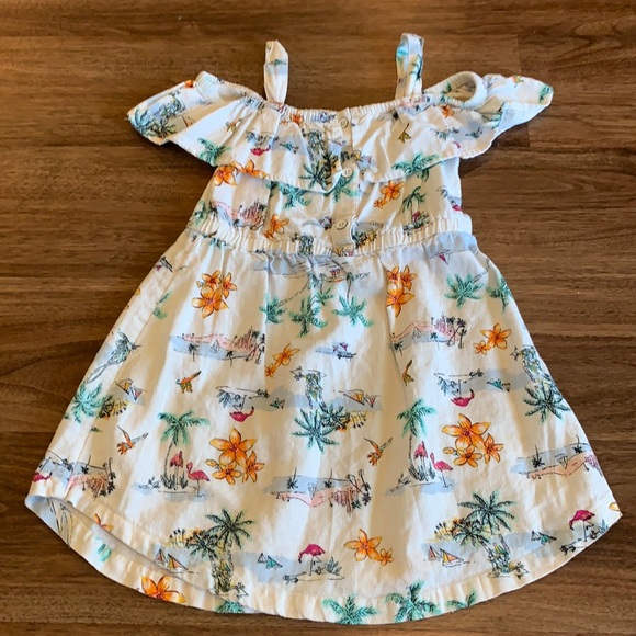 Old Navy- Linen Beach Dress- 4T - Picture 1 of 5